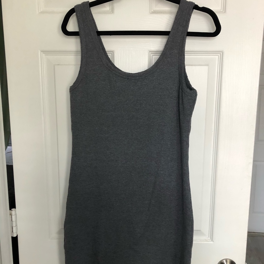 Grey knit dress! fashion nova!